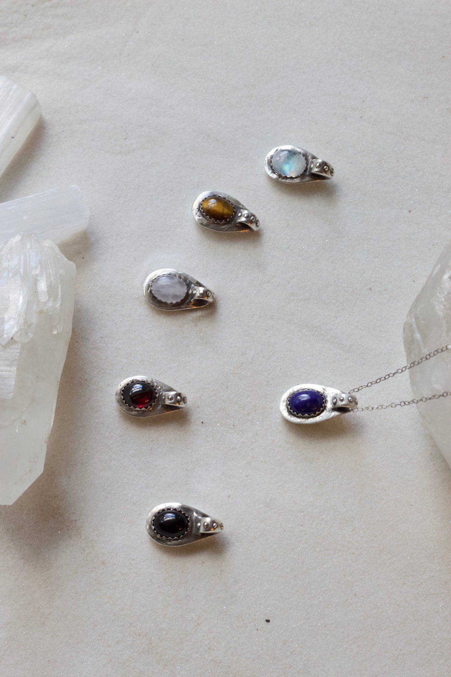 Tear Face with Gemstones